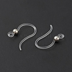 Ganci per orecchini in resina trasparente&nbsp;RESI-G050-01P