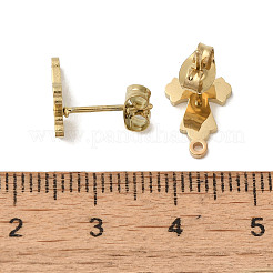 Accesorios para pendientes de acero inoxidable 304 con revestimiento iónico (IP)&nbsp;STAS-I206-24G