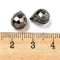 Perles en verre galvanisée&nbsp;EGLA-K062-01A-HP01