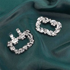 2 Stück Schuhdekoration aus Kristall-Strass&nbsp;DIY-OC0009-93P