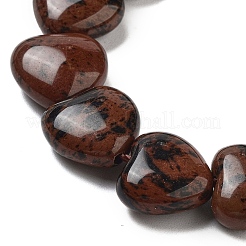 Natur Mahagoni Obsidian Perlen Stränge&nbsp;G-B022-25C