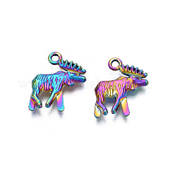 Regenbogenfarbene legierung anhänger&nbsp;PALLOY-N156-224