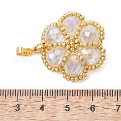 Perles de rocaille et pendentifs en perles de verre&nbsp;PALLOY-MZ01299-01
