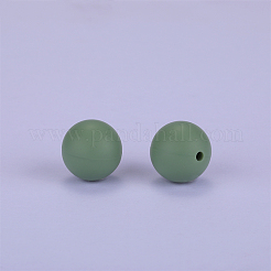 Perles focales rondes en silicone&nbsp;SI-JX0046A-104