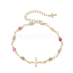 Bracelets à maillons fins en acier inoxydable 304&nbsp;BJEW-JB13244-02