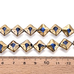 Chapelets de perles en verre électroplaqué&nbsp;EGLA-T021-24C