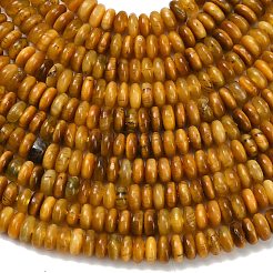 Chapelets de perles d'œil de tigre naturel&nbsp;G-L635-A31-4x2mm-02