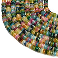 Chapelets de perles en jade blanc naturel teinté&nbsp;GG-CBA47A4-C02-2X6MM