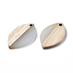 Colgantes de resina & madera&nbsp;RESI-S389-075