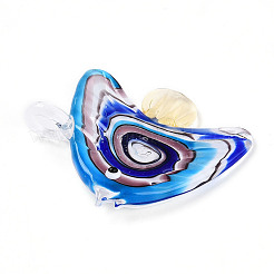 Gros pendentifs vernissées manuels&nbsp;LAMP-T023-06B
