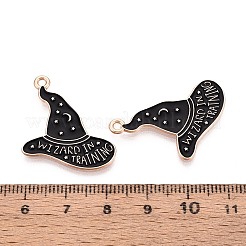 Pendentifs en alliage et émail sur le thème d'Halloween&nbsp;ENAM-T021-30E-02