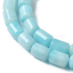 Natürliche weiße Jade perlen Stränge&nbsp;G-C084-A10-17