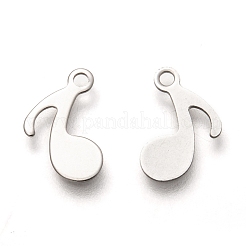 Anlaufgeschützte Charms aus Edelstahl 201&nbsp;STAS-C017-09P