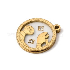 12 costellazione di ciondoli in acciaio inossidabile 304&nbsp;SA-CBAA9A2-06G-06
