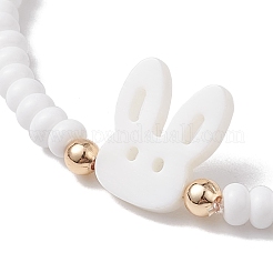 Bracelets extensibles en perles de verre&nbsp;BJEW-MZ00126-05