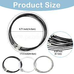 20 cordino in acciaio inossidabile per collana&nbsp;TWIR-YW0001-06A