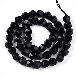 Natürlichen Obsidian Perlen Stränge&nbsp;G-T139-8mm-50