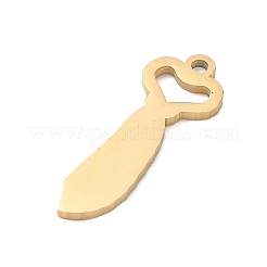 Ciondoli in acciaio inox 304&nbsp;SA-CBAE115-01G