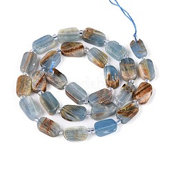 Natürliche blaue Calcit Perlen Stränge&nbsp;G-T138-26A-13
