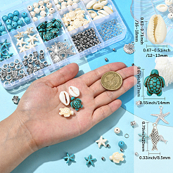 DIY-Set zur Herstellung von Perlen mit Meeresmotiven&nbsp;DIY-SC0031-28