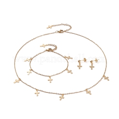 Set di gioielli in acciaio inossidabile 304&nbsp;SJEW-Z001-14