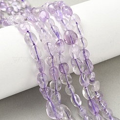 Natürliche helle Amethyst-Nuggets-Perlenstränge&nbsp;G-J335-11