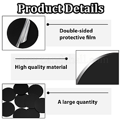 Basi di visualizzazione per action figure rotonde piatte in acrilico da 40 pezzo&nbsp;KY-FG0001-14