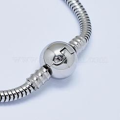 Bracelets de style européen en acier inoxydable 304 résistant au ternissement pour la fabrication de bijoux&nbsp;PPJ-F002-01A