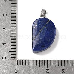 Natürliche Lapislazuli gefärbte geschnitzte Anhänger&nbsp;G-P599-04P-07
