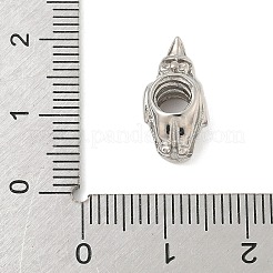 304 Edelstahl-Europäische Perlen&nbsp;STAS-S183-04D-P
