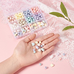 333 Stück 12 Stil sprühlackierte Acrylperlen&nbsp;MACR-YW0001-52