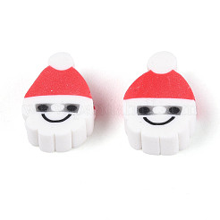 Weihnachtsthema handgemachte Polymer Clay Perlen&nbsp;X-CLAY-S091-75