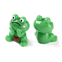 Cartoon süße Harz 3d Frosch Figuren&nbsp;LS-RESI-Z024-01C