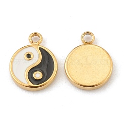 Mode 304 Edelstahl Emaille Charms&nbsp;STAS-Z009-10G