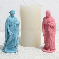 3d buddhistische Frau DIY lebensmittelechte Silikonstatue Kerzenformen&nbsp;PW-WG89310-01