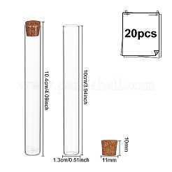 Tube à essai en verre&nbsp;CON-WH0072-63G