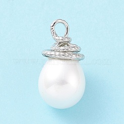 Pendentifs coquille perle&nbsp;KK-C004-09P