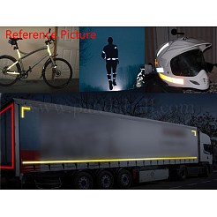 Bande réfléchissante de marque de sécurité étanche&nbsp;LS-DIY-WH0083-03D