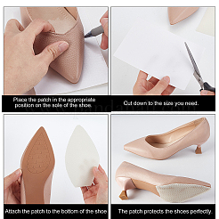 Selbstklebende Schuhsohlen-Griffe&nbsp;DIY-WH0888-500B