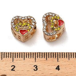 Legierung Schmelz europäischen Perlen&nbsp;FIND-Q115-10G