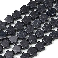 Synthetische blauen goldstone Perlen Stränge&nbsp;GG-CBA199E-C02-01