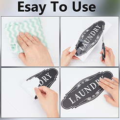 3 Stück 3 Arten selbstklebendes PVC-Schilderetikettenpapier&nbsp;DIY-CP0013-69