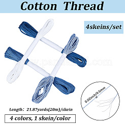 4 écheveau de fils à broder en coton&nbsp;OCOR-CY0004-73B