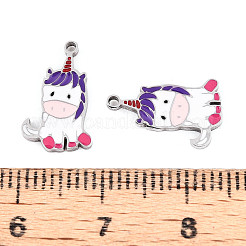 304 Edelstahl-Emaille-Anhänger&nbsp;STAS-L022-289P