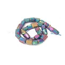 Chapelets de perles de cristal de quartz naturel électrolytique&nbsp;G-D0009-01B-05