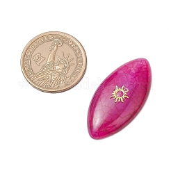 3 cabochon en agate brésilienne naturelle teintée&nbsp;PALLOY-JF04017-04