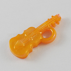 Opaques solides pendentifs de violon acryliques de couleur&nbsp;SACR-R608-M