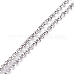 Chaînes à mailles en acier inoxydable 304&nbsp;X-AJEW-JB01115-02
