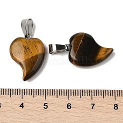 Pendentifs en œil de tigre naturel&nbsp;G-B127-11P-06