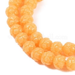 Fili di perline intagliate di corallo sintetico&nbsp;CORA-C003-01B